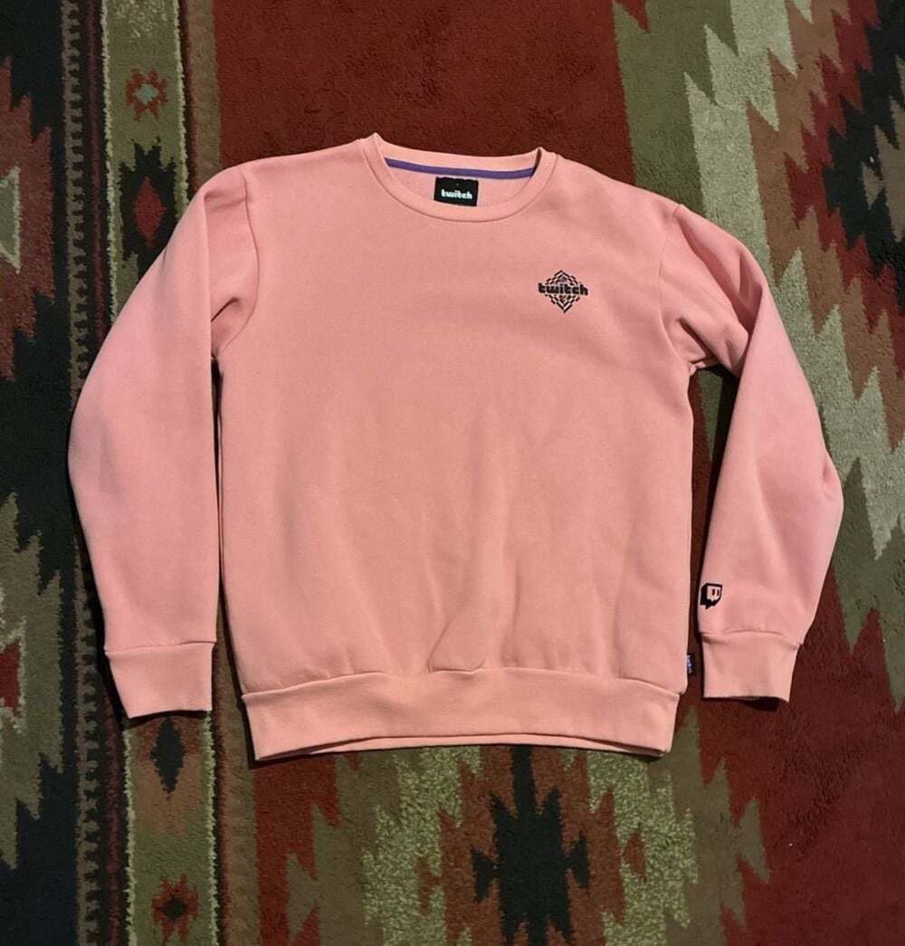 Twitch Pink Crewneck Sweatshirt Medium